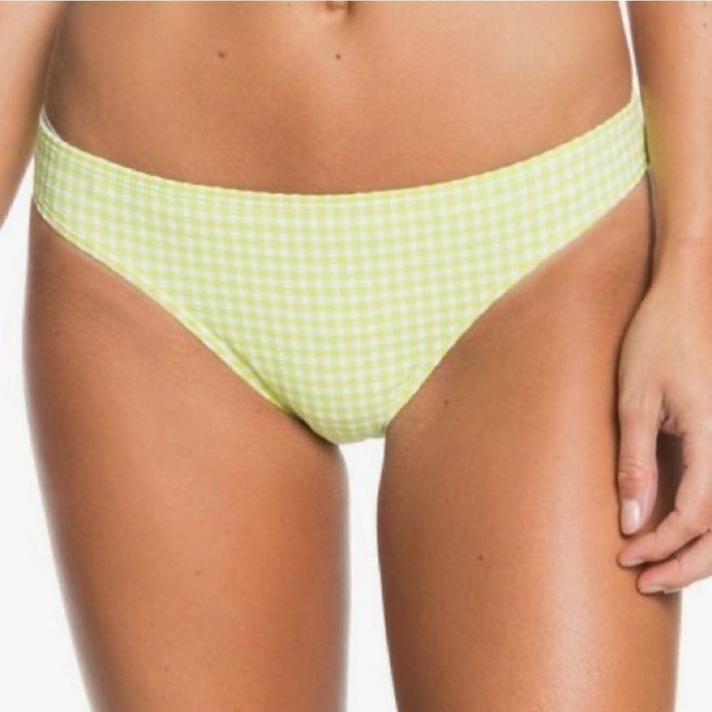 ROXY Beautiful Sun Regular Bikini Bottoms GINGHAM